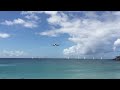 Boeing 737 landing Princess Juliana International Airport, St. Maarten