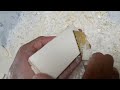 Satisfying soap carving|Dry soap cutting ASMR