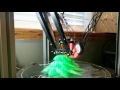 Transparent Green PLA on a Rostock Max V2 Timelapse