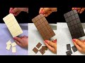 Homemade Chocolate. How to make Chocolate at Home. Homemade White, Milk ,Dark Chocolate No ❌cooking