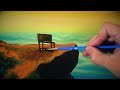 Acrylic Landscape Painting Time Lapse / with Flooko Narration