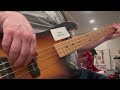 Bee Gees Night Fever Bass Cover