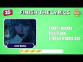 Finish The Lyric 5 Most Popular Songs From Each of Taylor Swift's albums | Taylor Swift fan Test? 🎶