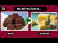 Would You Rather...? Sweet VS Sour JUNK FOOD Edition 🍭🍋  Tutor Christabel