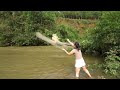 FULLVIDEO 30 DAYS .Harvesting Fish - cast net fishing video to catch many big fish, Fishing