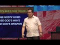Live Out God's Best For Your Life (Part 2) | Bong Saquing | June 30, 2024