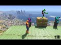 GTA 5 Rainbow Spiderman Flooded Los Santos Jumps and Falls (GTA V Ragdolls & Fails) #5