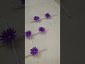 Simple paper flower wall hanging 💜#viral #ytshorts #youtubeshorts