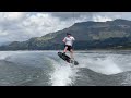 2 minutos de Wakeboard en la represa de Tominé 🎅🏻🥶 (Cundinamarca, Colombia)