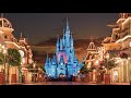 Sunset over the Magic Kingdom Ambience | Disney World Cinderella Castle Sunset to Dusk Ambience