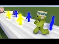 JJ vs Mikey and Clone in ARMY RUSH Game - Maizen Minecraft Animation