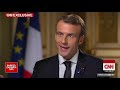 French President Macron: I always prefer having direct discussion
