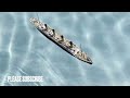 Britannic, Titanic, Mauretania, SS United States, Queen Mary, Sinking Models On Parade 2024 Edition