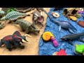 Jurassic Park Diorama For Dinosaurs | Small World Kids Craft Dinosaur gate. Fun Dino video