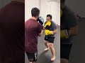 Fight training.