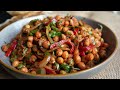 High Protein Spicy Turkish Chickpea Salad, Nohut Piyazi