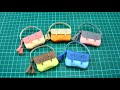 DIY Mini Doll Accessories Hand Bag / Felt Craft - Easy NO SEW