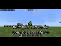 How to make Automatic Wood Farm in minecraft PE | Wood Farm Minecraft 1.20+ | Unlimited Wood