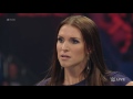 Stephanie McMahon interrupts her brother: Raw, April 25, 2016