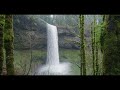 Stress and Anxiety Relief - Relaxing Music to Calm the Nervous System 8 Hours of Waterfall Scenes.