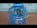 Turn Plastic Bottles Into A Simple And Creative 220V Water Turbine Permanent Generator