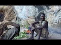 PRIMITIVE LIFE of the Hadza and their ways of Cooking