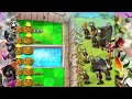 Plants vs Zombies Survival Endless - Plants Placed Anywhere | 120 Threepeater