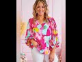 LAS MEJORES  BLUSAS. MULTICOLOR PARA LLEVAR EN VERANO MODA PARA MUJERES GUAPÍSIMAS MODA BLUSAS