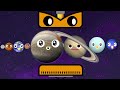 Peekaboo Planets🪐 | Planets Name for Baby | Fix the Planet for Baby | Solar System | Hungry Planets