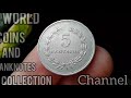 El Salvador 5 centavos münzen coin 1975 jose francisco morazan quezada moneda five cents coin