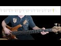 Dire Straits - Sultans Of Swing Bass Cover with Playalong Tabs in Video