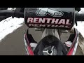 First Snow of The Year (CRF450R Motovlog)