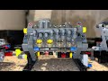 8 realistic unique Lego technic engines using tiny fake valves and camshafts designed by @Legotyres