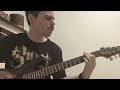 The Halo Effect - Shadowminds guitar cover