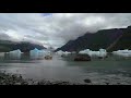 8hr - Calming and Relaxing Glacier Lake in Alaska 4K - Soothing Water and Lake Sounds. -H