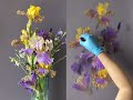 How to paint Irises with soft pastel / Как рисовать ирисы пастелью