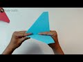 How To Make a PAPER AIRPLANE EASY | TRIANGLE PLANE | Best paper airplane that flies Far