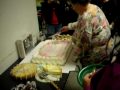 Grandma Cuts Cake