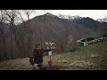 Windy spring days. An old stone cabin renovation  alone on the italian alps (2023)