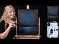 Learn How to Draw and Paint with Acrylics OCEAN WHALE - Easy Beginner Tutorial-Paint and Sip at Home