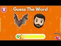 Guess the Word by Emoji | Emoji Quiz Challenge
