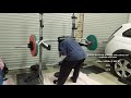 Vertical training at age 49 Power clean, High bar squat 105kg 231lbs x10, other stuff - 16 June 2020