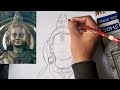 How to draw Ram lala Ayodhya Drawing // Ram Lala Ayodhya Mandir drawing