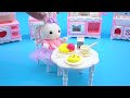 Visit The Lovely House Of Pink Rabbit, Mini Kitchen Toys ASMR | Review Toys