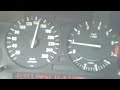 BMW E34 525i M50B30 0-100 km/h, 0-150 km/h acceleration