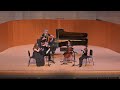 Antonin Dvorak Piano Quintet No. 1 in A Major, Op. 5 - I. Allegro ma non troppo