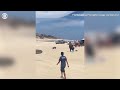 Woman attacked by bull on Mexico beach after ignoring warnings