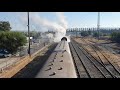 3801 passenger train departing Albury Railway Station 2021