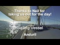 Sailing Anduril off the Coast of Marina del Rey, California