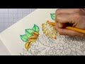 A Different Way to Color Leaves | Prismacolor Blending Tutorial | Johanna Basford Magical Jungle